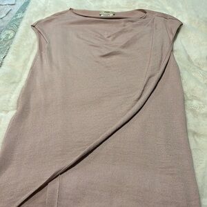 FUZZI dusty rose tunic style top.